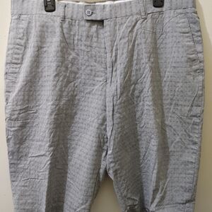 Gray Flat Front Men's Shorts